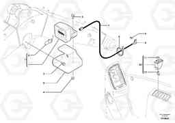 14527 Work light on boom ECR38 TYPE 602, Volvo Construction Equipment