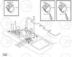 67045 Switch panel A35D, Volvo Construction Equipment