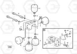 93100 Valve and accumulators L150E S/N 10002 - 11594, Volvo Construction Equipment