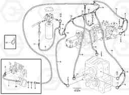 16716 Cable harness, transmission. L50E BRAZIL, S/N 71001 -, Volvo Construction Equipment