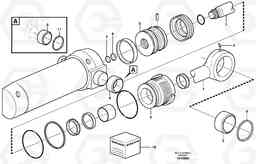 18442 Swing cylinder BL61, Volvo Construction Equipment