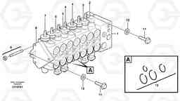 49510 Valve body BL60, Volvo Construction Equipment