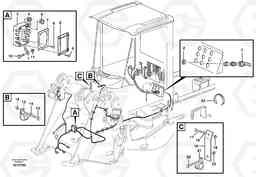 85960 Front cable harness with assembly parts L50E BRAZIL, S/N 71001 -, Volvo Construction Equipment