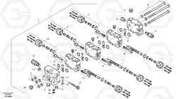 82616 Control valve L30B TYPE 182, 183, 185 SER NO 3000 -, Volvo Construction Equipment