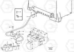 89650 Draining line, central block L150E S/N 10002 - 11594, Volvo Construction Equipment