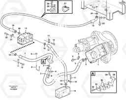 47956 Feed and return lines - flow amplifier L330D, Volvo Construction Equipment