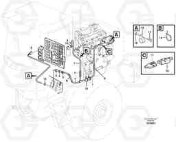 16728 Cable harness, compressor L50E BRAZIL, S/N 71001 -, Volvo Construction Equipment