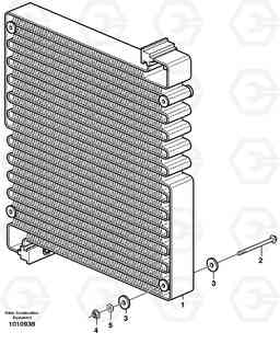 4192 Condenser for cooling agent R134a with fitting parts. L50E BRAZIL, S/N 71001 -, Volvo Construction Equipment