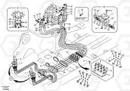 10850 Servo system, control valve to remote control valve EC160B, Volvo Construction Equipment