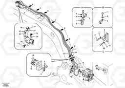 48938 Working hydraulic, dipper arm rupture EC160B, Volvo Construction Equipment