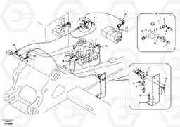 53708 Working hydraulic, hammer and shear for 1st pump flow EC160B, Volvo Construction Equipment