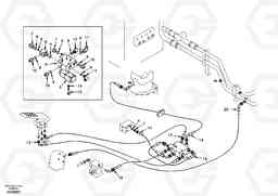 11737 Hydraulic system, upper brake line -cruise control EW130, Volvo Construction Equipment