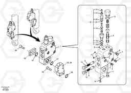 95195 Working hydraulic, boom rupture valve mount EC240B SER NO INT 12641- EU & NA 80001-, Volvo Construction Equipment