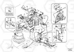 14961 Servo system, control valve piping. EC240B, Volvo Construction Equipment