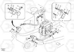 61919 Working hydraulic, hammer and shear for upper EC240B SER NO INT 12641- EU & NA 80001-, Volvo Construction Equipment