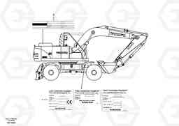 17918 Product identification plate EW145B, Volvo Construction Equipment