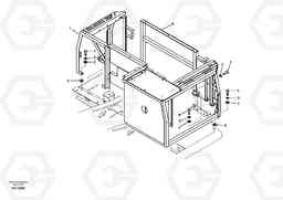 37712 Cowl frame EW145B, Volvo Construction Equipment