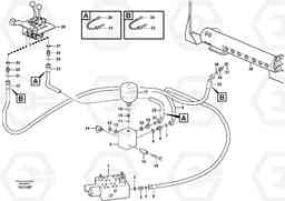 2441 Servo - hydraulic, feed and return lines L180E S/N 8002 - 9407, Volvo Construction Equipment