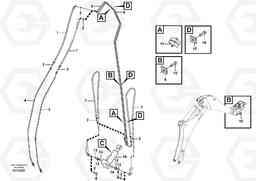 37540 Hydraulic attachment bracket digger (11891351, 11891362) BL71, Volvo Construction Equipment