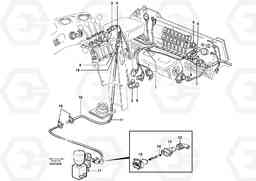 22088 Cable harness for 3rd and 4th function. L150E S/N 10002 - 11594, Volvo Construction Equipment