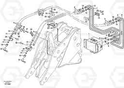 32036 Pressure lines, 3rd and 4th function. L150E S/N 8001 -, Volvo Construction Equipment