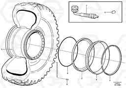 51548 Wheel L330D, Volvo Construction Equipment