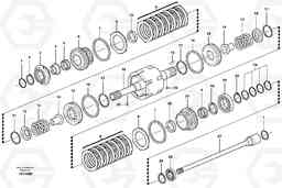 46653 Clutch shaft forward/reverse BL71PLUS S/N 10495 -, Volvo Construction Equipment