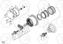 88471 Travel gearbox ECR58, Volvo Construction Equipment