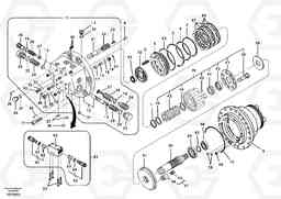 100094 Travel motor ECR58, Volvo Construction Equipment