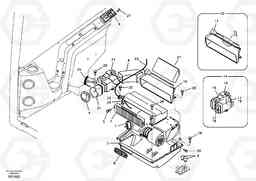 4665 Air duct in cabin and cabin floor ECR58, Volvo Construction Equipment