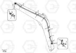 4774 Working hydraulic, quick fit on boom ECR58, Volvo Construction Equipment
