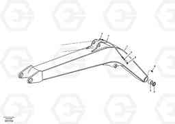 69885 Boom and grease piping ECR58, Volvo Construction Equipment