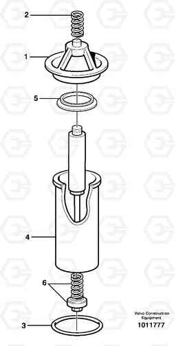 70913 Filter L150C S/N 2768-SWE, 60701-USA, Volvo Construction Equipment