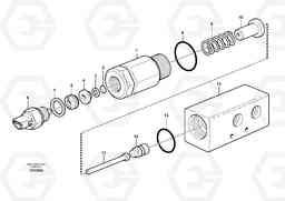 1716 Pressure monitor. L180E S/N 8002 - 9407, Volvo Construction Equipment