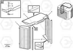 28233 Radiator shell. L150E S/N 8001 -, Volvo Construction Equipment