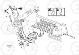 59871 Cable harnesses, single lever control. L180E S/N 5004 - 7398 S/N 62501 - 62543 USA, Volvo Construction Equipment