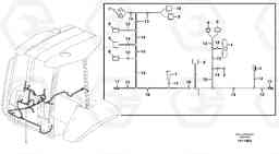5164 Cable harness, panel BL60, Volvo Construction Equipment