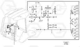 5169 Cable harness, control panel right BL60, Volvo Construction Equipment