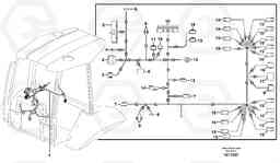 5171 Cable harness, control panel right BL60, Volvo Construction Equipment