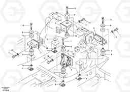 100650 Engine mounting EC360B, Volvo Construction Equipment