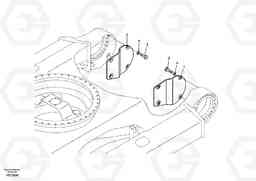 10618 Protective plate for travel motor EC360B, Volvo Construction Equipment
