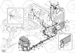 75209 Air conditioning line, cooling and heater EC360B, Volvo Construction Equipment