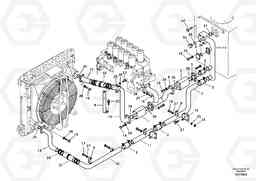 78731 Hydraulic system, hydraulic tank to hydraulic oil cooler EC360B, Volvo Construction Equipment