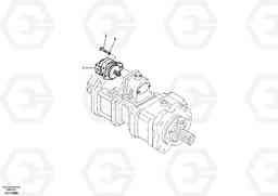 38465 Hydraulic system, oil cooling pump mount EC360B, Volvo Construction Equipment