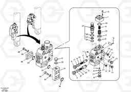 90715 Working hydraulic, boom rupture valve mount EC360B SER NO INT 12152- EU&NA 80001-, Volvo Construction Equipment