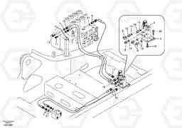 206 Working hydraulic, quick fit on upper frame EC360B, Volvo Construction Equipment