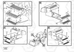 49154 Foot step BL60, Volvo Construction Equipment