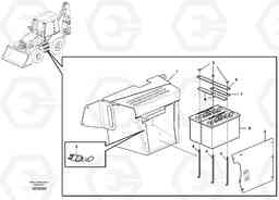 20047 Battery box with fitting parts BL61PLUS, Volvo Construction Equipment