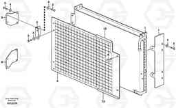 17288 Condenser for cooling agent R134a with fitting parts. EW160B, Volvo Construction Equipment