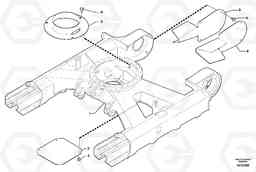 12730 Lower frame EC45 TYPE 284, Volvo Construction Equipment